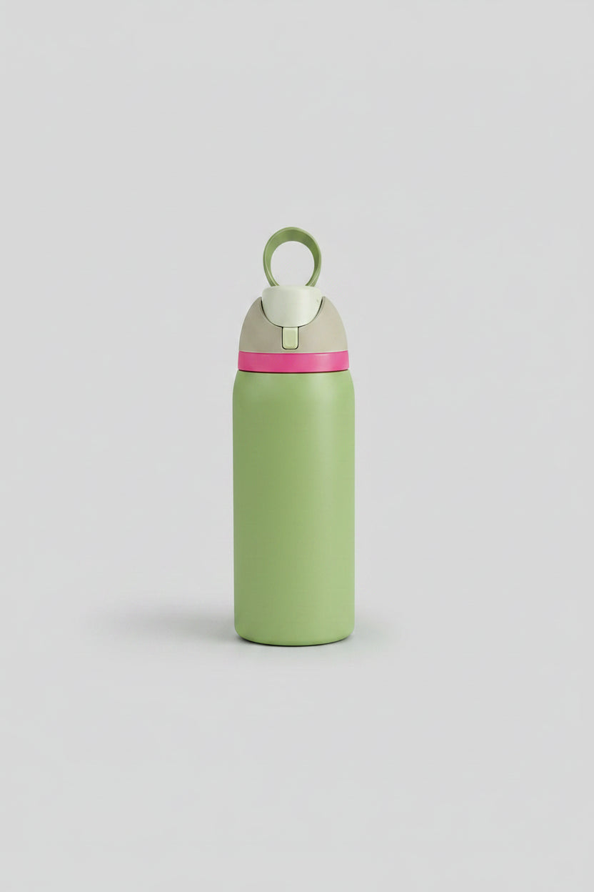 Owalaa avocado green 32oz/945ml stainless steel insulated water bottle with straw,for daily sports outdoor,perfect gift mbzr