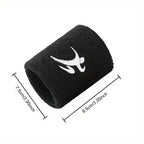 Non-slip fitness wristband - high-strength elastic sports strap, suitable for running, basketball, weightlifting - sweat-absorbing support protective gear - suitable for all hand types of men and women (black/blue/red) - trai mbzr