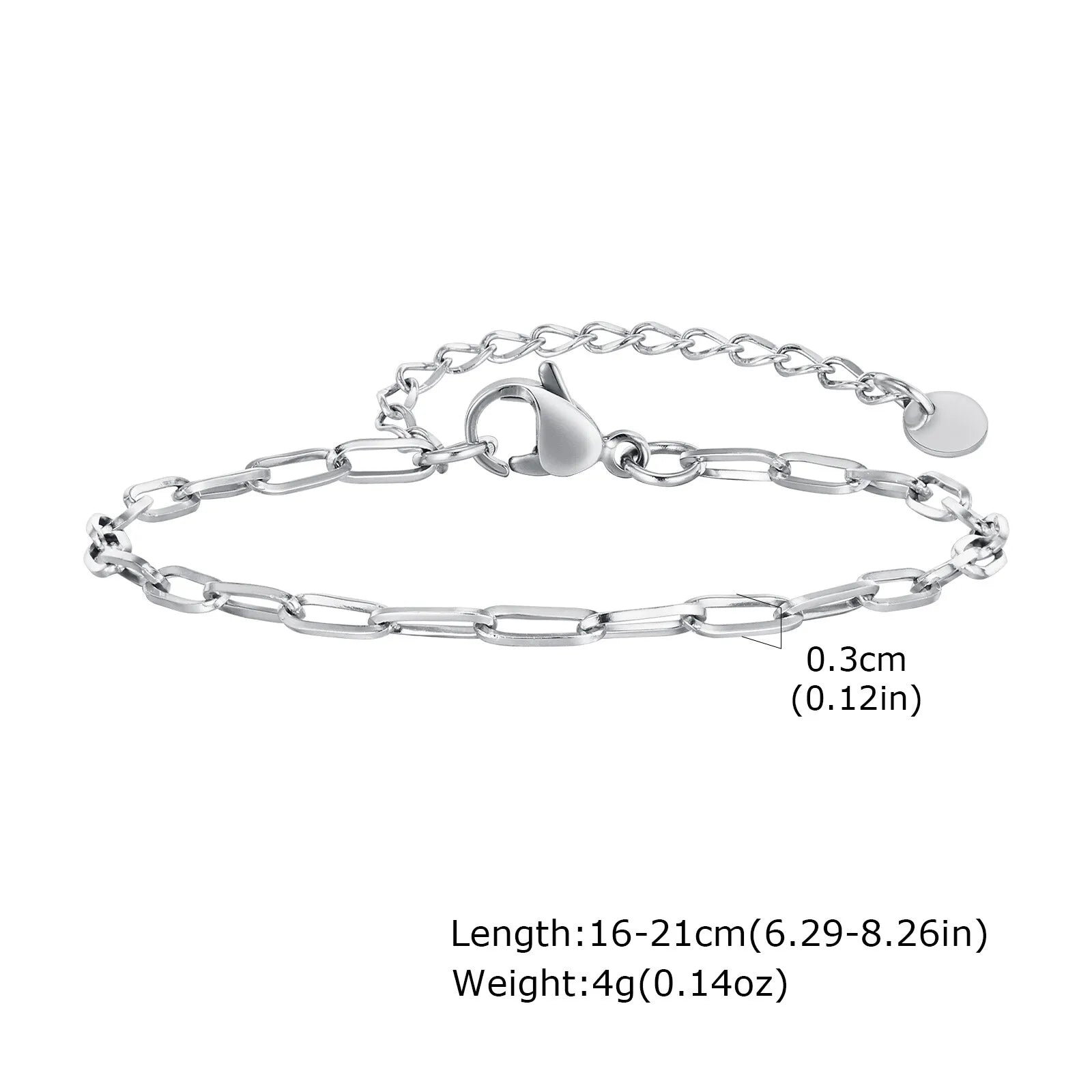1/2/3pcs Chain Bracelet for Men Women,Stainless Steel Twisted Rope Cuban Chain Wristband,Hip Hop Minimalist Jewelry Gift