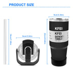1PCS 30oz Solid Color Double Wall Stainless Tumbler, with Lid And Straw, Keep Warm 12h And Ice 24h, Insulated, Outdoor Stainless mbzr