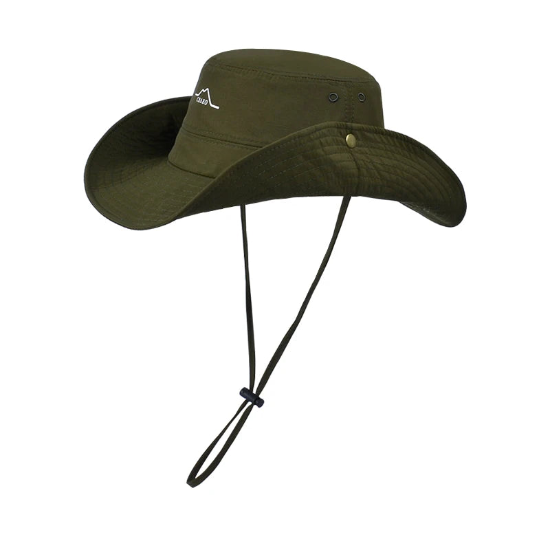 Quick-drying Fisherman Hat Summer Large Overhang Protection Hat Outdoor Mountaineering