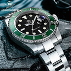 ADDIESDIVE stainless steel watch men's European and American business casual quartz watch 200m waterproof outdoor analog watches mbzr
