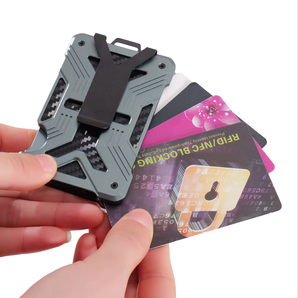 RFID Aluminum Metal Card Holder Minimalist Wallet Unisex