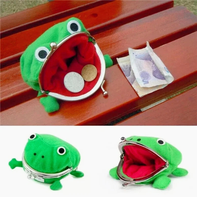 Plush Frog Coin Wallet Anime Ninja Wallet Halloween Role Playing Ninja Theme Party Gift