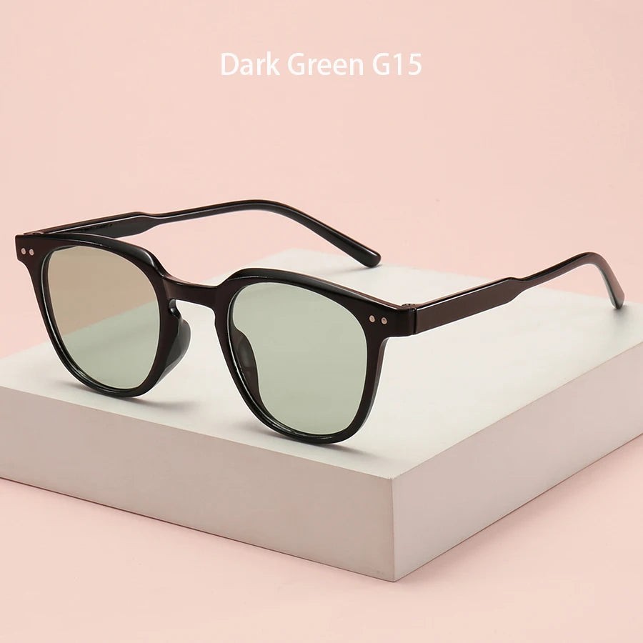 1-2PCS Fashion Small Round Unisex Cartier Glasses Blush Gradient Lenses Sunglasses For Women Men Classic Metal Decoration Sun Glasses Outdoor Driving Shade Sunglasses