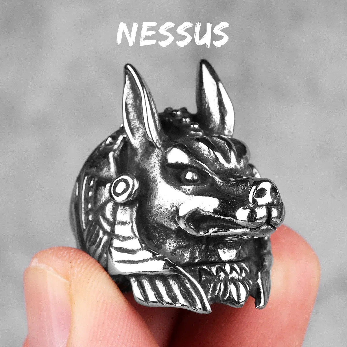 Stainless Steel Animal Rings Eagle Dog Dragon Bird Snake Hip Hop Trendy