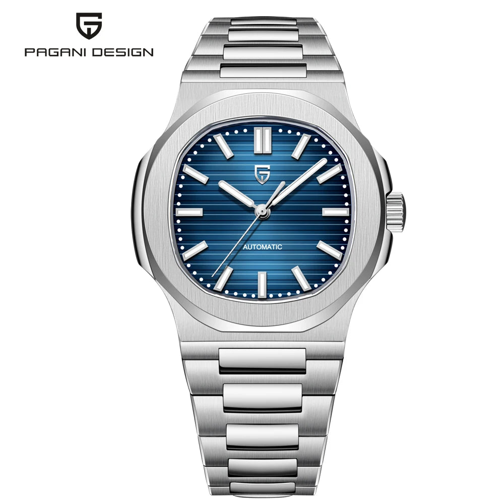 PAGANI DESIGN New Men's Watches Luxury Rose Gold Automatic Watch For Men Mechanical Wristwatch Waterproof AR Sapphire Clock 2026
