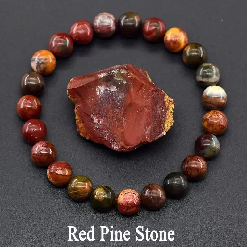 JD Amethyst Bracelet Made of Real Natural Stone Beads Body-Purifying Geniune Amethyst Natural Crystal Bracelet for Women Pulsera mbzr