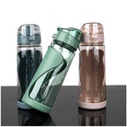Sports Water Bottle with Straw, Leak-proof Portable Tritan Flask, BPA Free, 500ml Outdoor Gym Drinkware mbzr