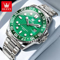 OLEVS 3610 Quartz Watch Fashion Original Diving Series Waterproof Date Rotating Dial Luxury Brand mbzr