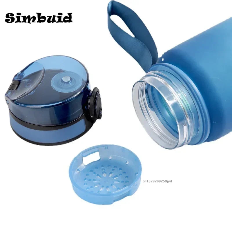 1 Liter Large Capacity Sports Water Bottle Leak Proof Colorful Plastic Cup Drinking Outdoor Travel Portable Gym Fitness Jugs mbzr