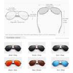 CLLOIO Men Classic Aluminum Polarized Sunglasses Women Driving Glasses Pilot Sun Glasses Brand Designer Male Vintage Sunglasses mbzr