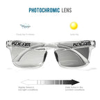 New KDEAM Colorful Design Men Square Polarized Sunglasses Cool Fashion Women Shades Sun Glasses Reflective Coating Lens UV400