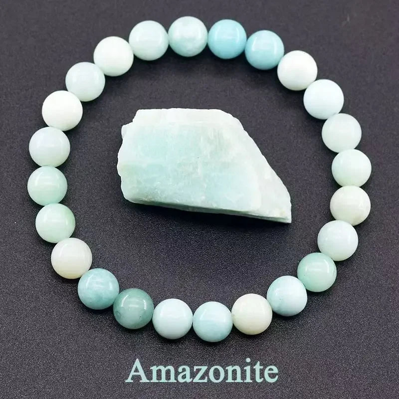 JD Amethyst Bracelet Made of Real Natural Stone Beads Body-Purifying Geniune Amethyst Natural Crystal Bracelet for Women Pulsera mbzr