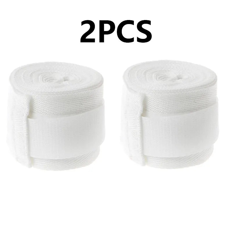 2PCS 1.5/2/3/5M Boxing Training Bandages Cotton Sports Bandages Sanda Kick Boxing Mma Hand Gloves Wraps Belt Boxing Sports Strap mbzr