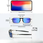 Outdoor Polarized Glasses Xmetal Badman Alloy Polygonal Glasses Silver Frame Polarized Goggles Cycling Outdoor Sports Goggles mbzr