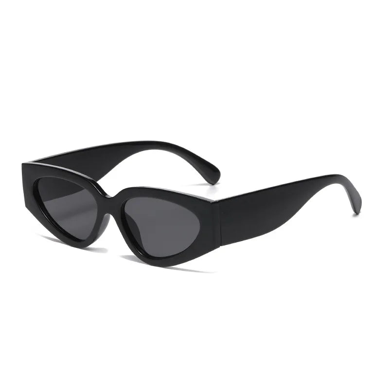vintage patchwork small cat eye sunglasses women new fashion brand black white gradient sun glasses ladies trendy sexy shades