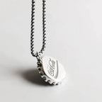 Bottle Cap Necklace Trendy For Men Light Luxury Niche Pendant For Women Ins Hip Hop Titanium Steel Internet Celebrity Couple Jewelry