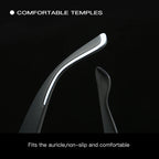 Sports Polarized Sunglasses with UV400 Protection for Cycling Running and Hiking Anti Glare and Durable Frame for Men and Women mbzr