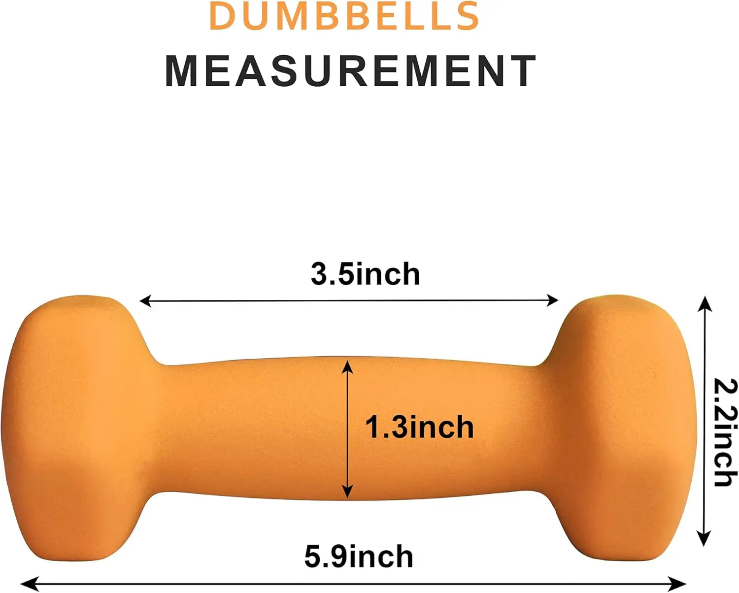 2 LB Dumbbell Pair Home Gym Workouts Strength Training Weight Loss Pilates Weights Yoga Sets Weights for Women, Men, Seniors mbzr