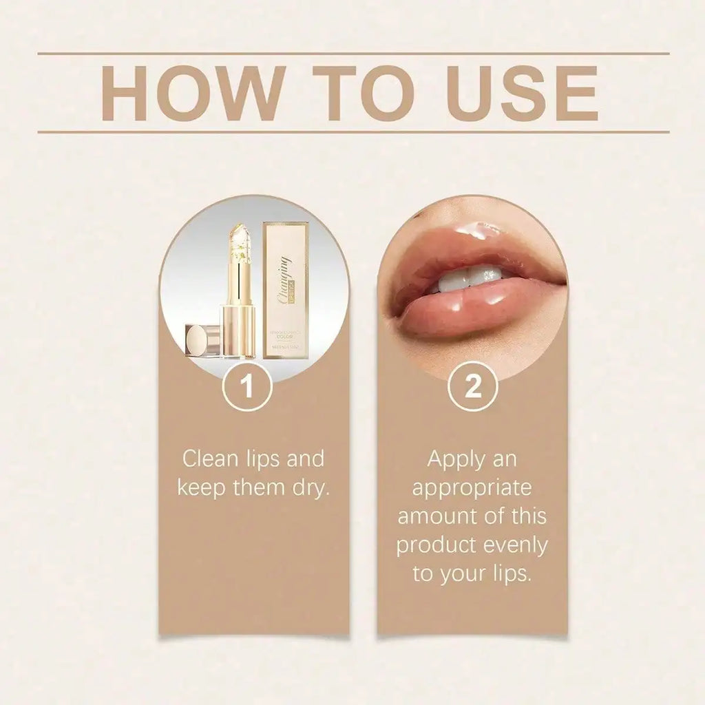 Transferproof Color Changing Lipstick, Relieves Dry Chapped Lips And Boosts Lip Fullness, Long-Lasting Non-Greasy Moisturizing Formula With Smooth Gliding Texture, Ideal Beauty Gift mbzr
