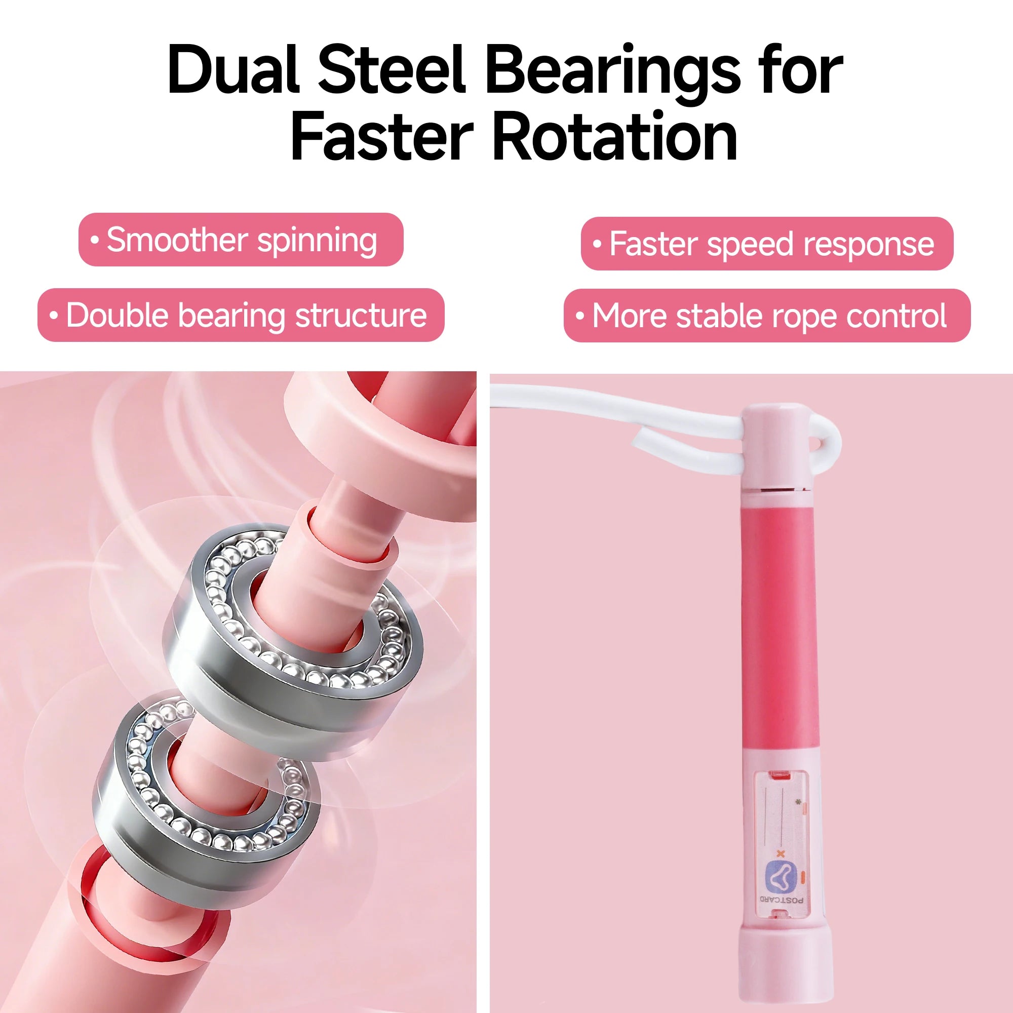 YUEDONG Kids Speed Jump Rope Length Adjustable Jumping Rope Segmented Anti-Tangle Skipping Rope Unisex Fitness Toy for Boys & Girls Indoor Outdoor Workout 2.4M/2..8M mbzr