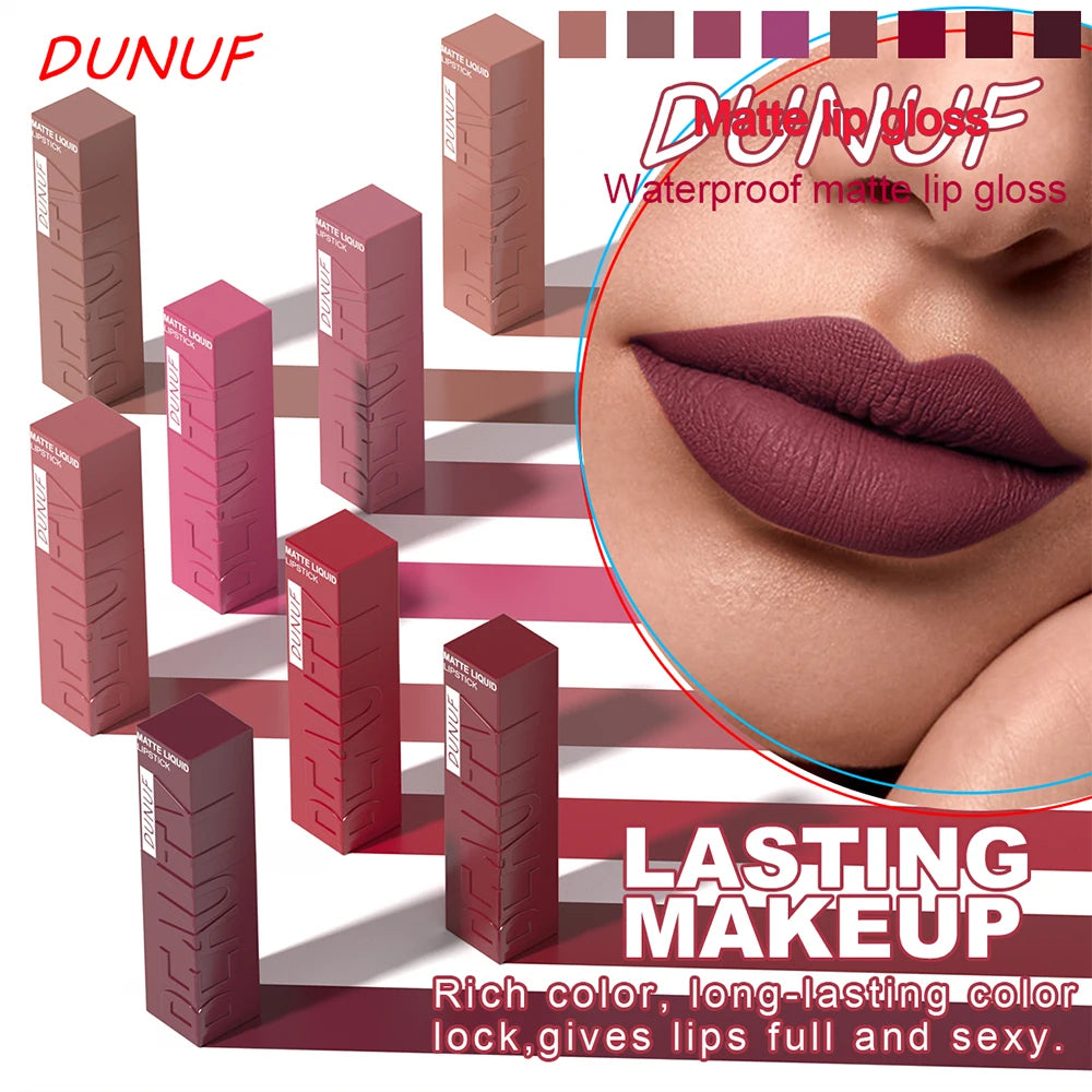 Matte Velvet Lipstick – Waterproof Long-Lasting Lip Color mbzr