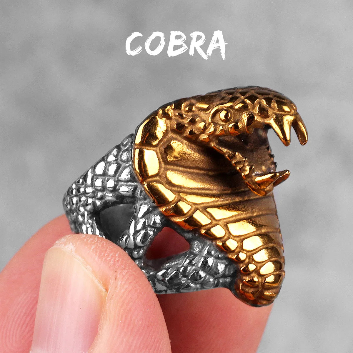 Stainless Steel Animal Rings Eagle Dog Dragon Bird Snake Hip Hop Trendy