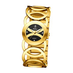 YaLaLuSi Women's Wristwatch Hot Sale Gold Simple With Box Watch Remover Best Gift for Women Vacuum Ion Plating