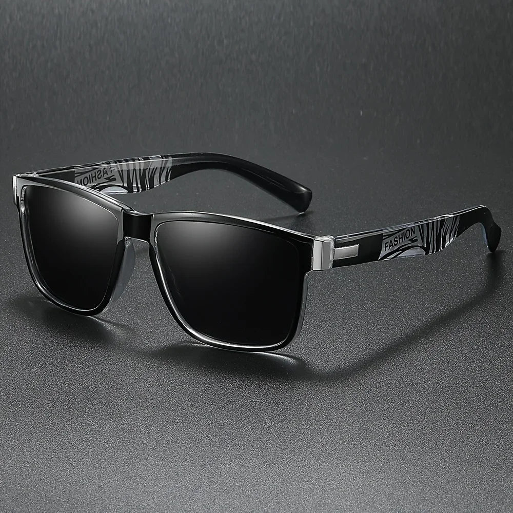 Fashion Vintage Square Polarized Sunglasses Luxury Brand Designer Driver's Eyewear UV400