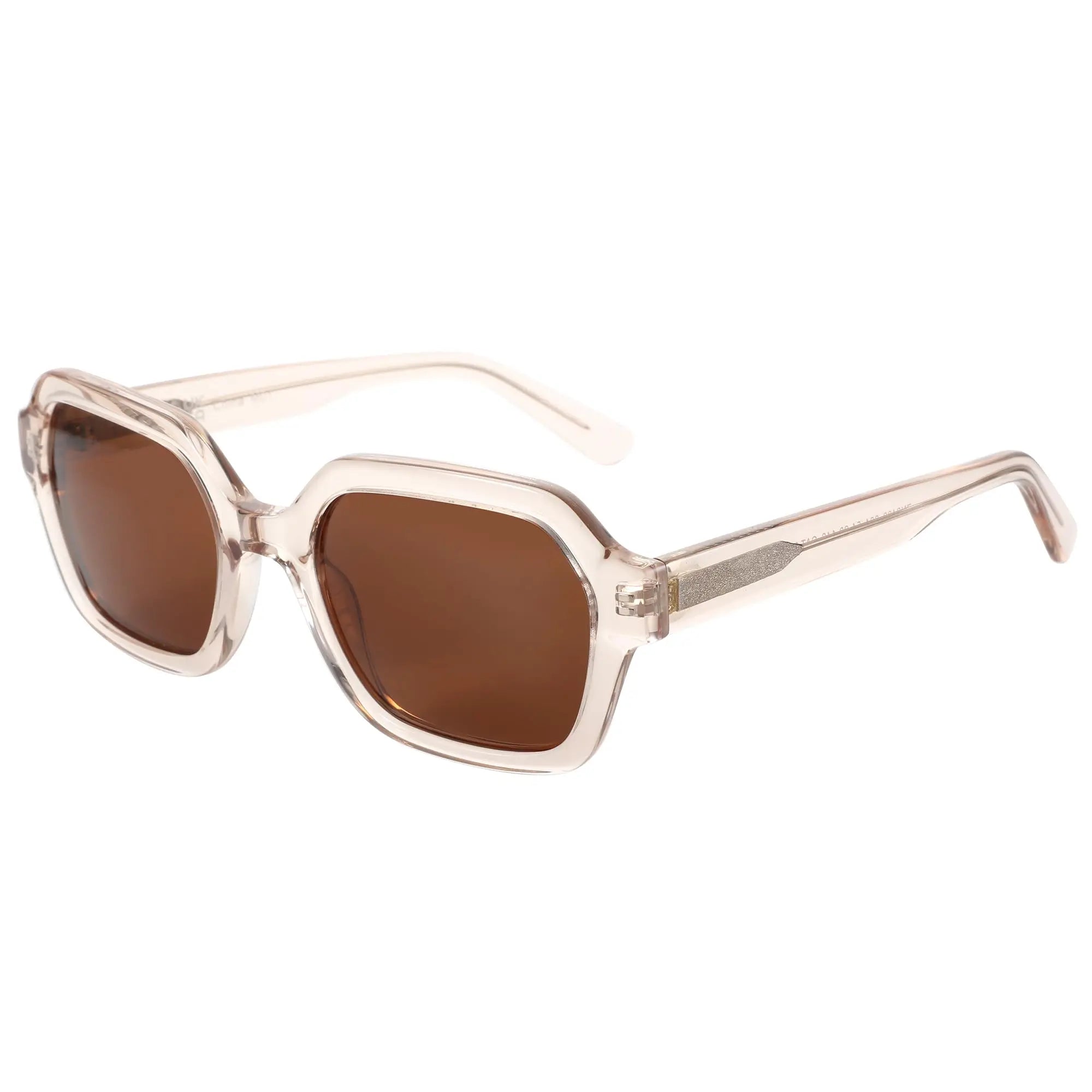 ZENOTTIC  Hexagon Handmade Acetate For Women Prescription Sunglasses Polarized UV400 TAC Lenses Retro Eyewear