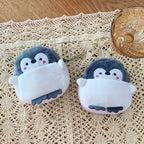 Cartoon Cute Animal Fish Chick Coin Purse Kawaii Wallet Plush Coin Bag Key Earphone Coin Organizer Pouch Zipper Bag Kids Gifts
