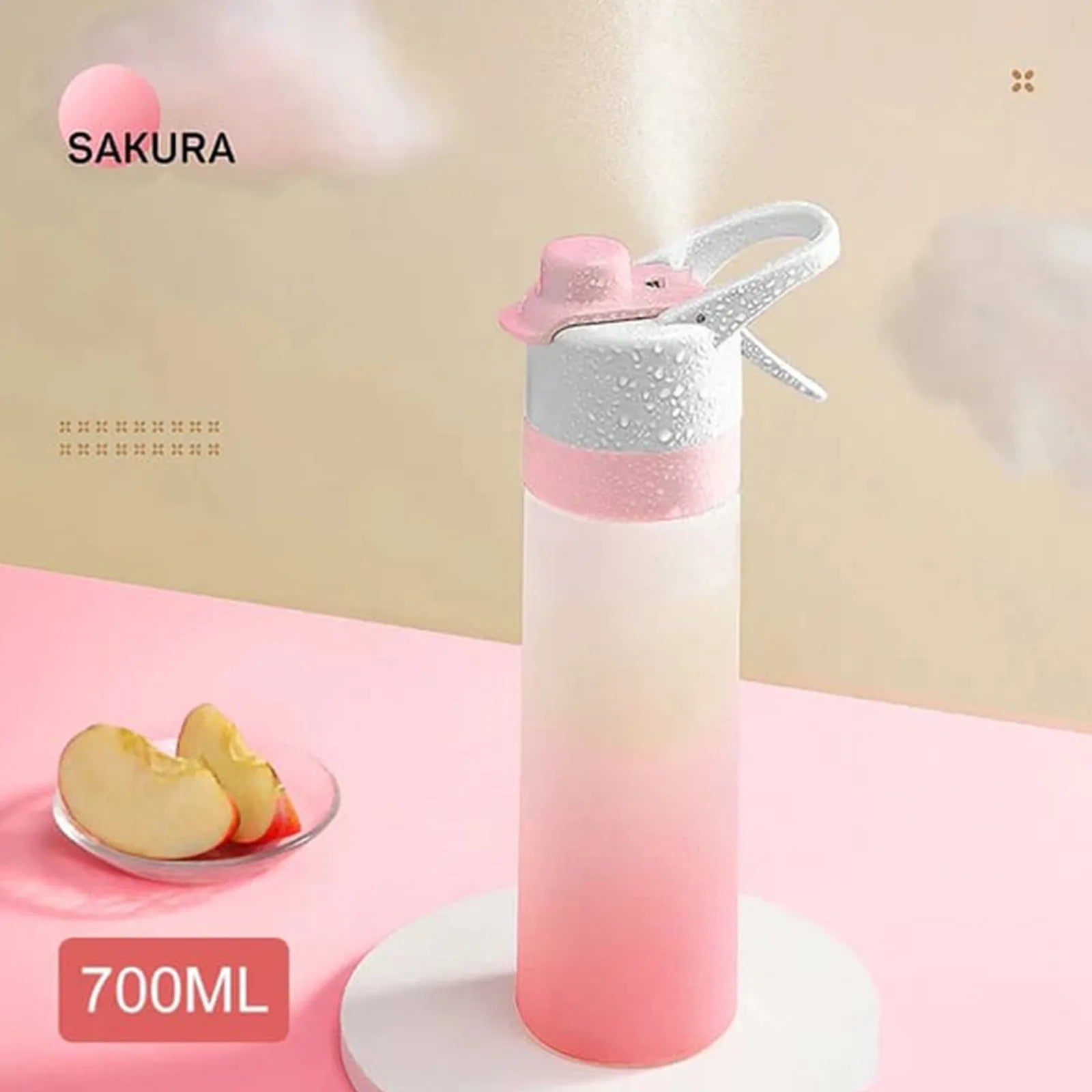 Gradual Fog Surface Water Cup High Color Spray Sports Water Cup Men'S And Women'S Water Spray Plastic Cup Gift Cups Water Bottle mbzr