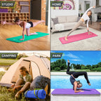 Extra Thick Yoga and Pilates Mat 1 2-inch or 1-inch Thick for Fitness mbzr