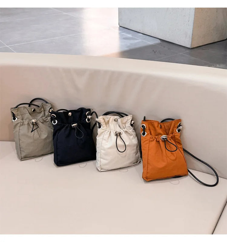 Nylon Crossbody Bag Soft Mini Phone Wallet Multifunctional Square Shoulder Bag Crossbody Purse Canvas Purse Messenger Bag mbzr