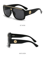 Oversized Vintage Punk UV400 Sunglasses Unisex Fashion