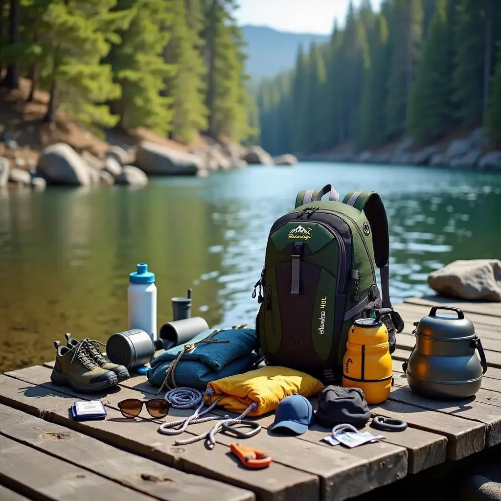 1pc 40L Hiking Daypack Backpack Lightweight Rucksack For Men And Women Camping Traveling Cycling Large Capacity