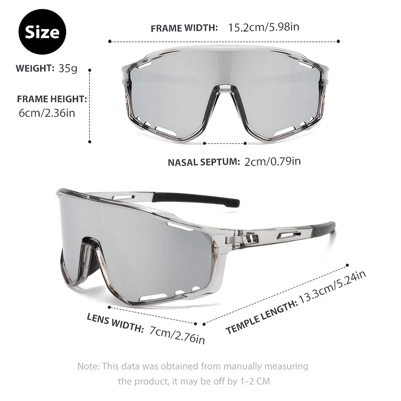 Breathable Large Frame Sport Glasses for Cycling