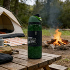 24Oz/32Oz Stainless Steel Water Bottle - Insulated, Sweatproof, Straw Lid, For Sports, Hiking & Everyday Adventure, Keeps Drinks mbzr