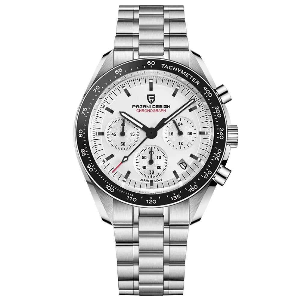 2026 New PAGANI DESIGN 1701 V5 Men's Watches Luxury Quartz Watch Men Sports Speed Chronograph AR Sapphire glass 100M Waterproof