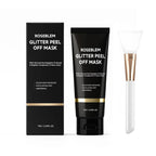 Natural Charcoal Blackhead Peel-Off Mask, Deep Cleansing, Oil Control, Suitable for Oily Skin, Unclogs Pores, Brightens Skin mbzr