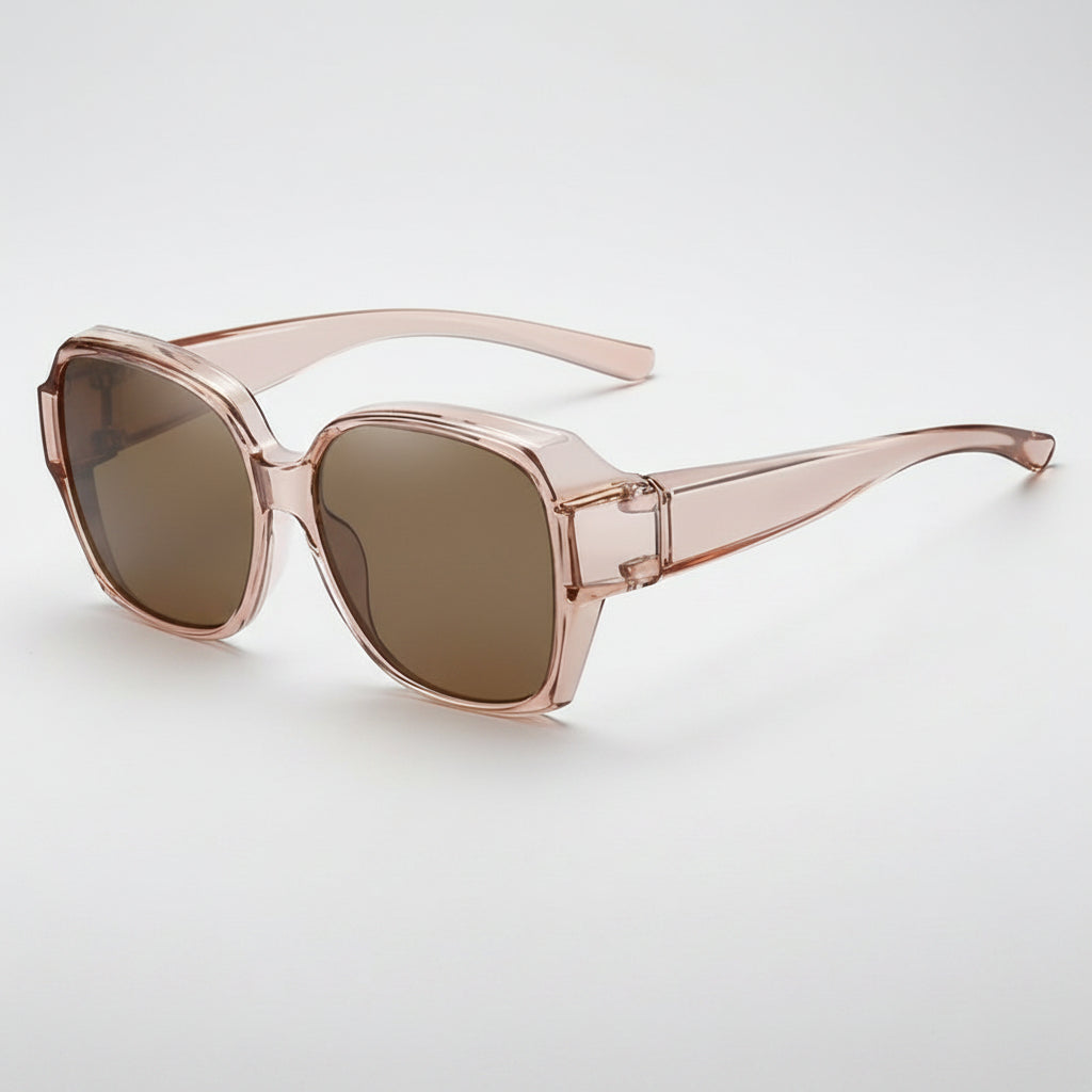 Fashion Round Polarized Sunglasses Cover Over Myopia Prescription Glasses Portable Men Women Vintage Fishing Driving Eyewear mbzr