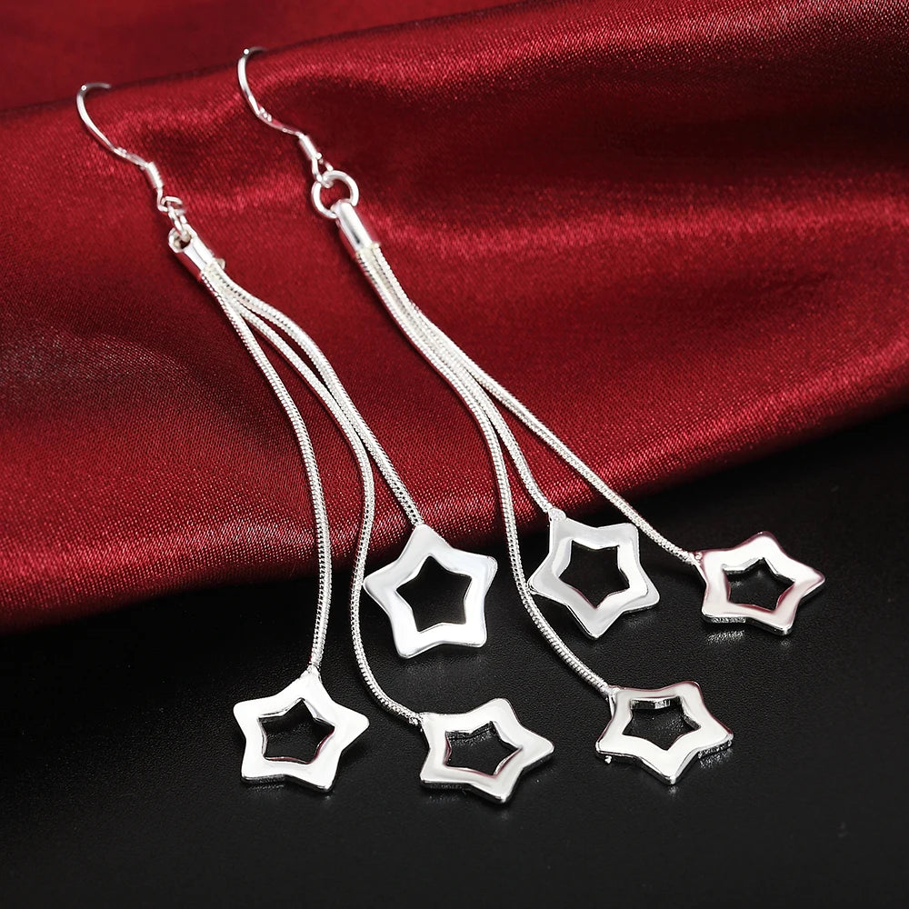 Top Quality 925 Sterling Silver Earrings Simple Round Circle Hoop Earrings For Woman Fashion Wedding Engagement Charm Jewelry mbzr