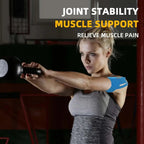 Precut Kinesiology Tape for Shoulder, 10 Pcs - Shoulder Support & Stability, Shoulder Pain Relief Athletic Tape - Waterproof & Elastic, Breathable Hypoallergenic Latex-Free Tape mbzr