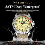POEDAGAR Original Business Man Wristwatch Waterproof Luminous Date Week Casual Watch For Men Quartz Leather Luxury Fashion Men's Watches Reloj mbzr