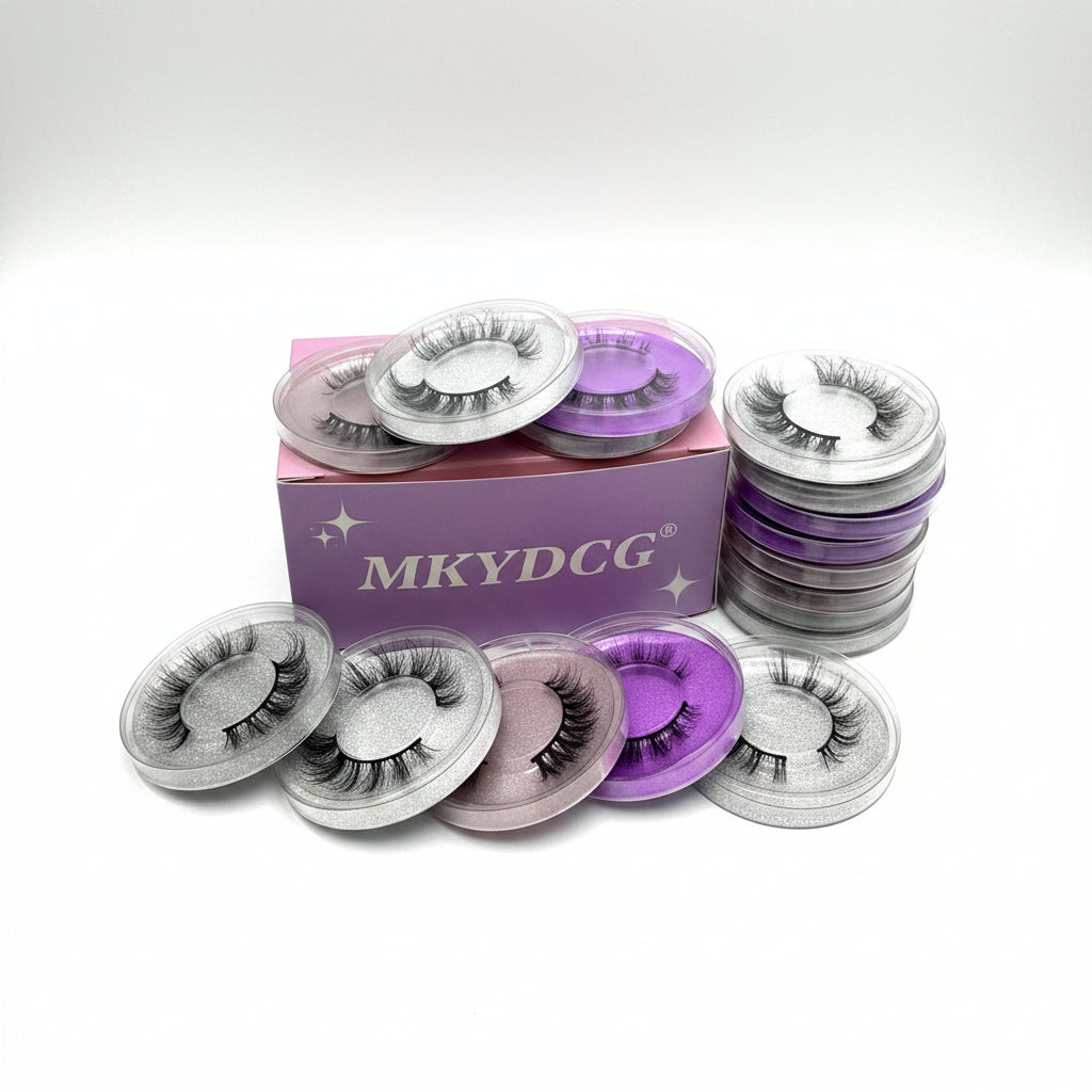 16 Pairs 3 Styles Wispy Faux Mink False Eyelashes Mixed Dramatic Thick Curled Fluffy Strip lashes Multipack for Eyes Makeup Sets mbzr