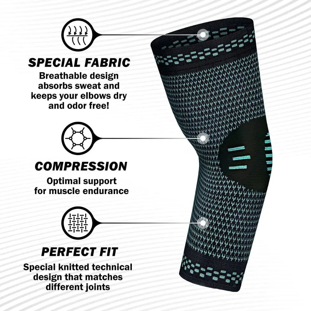 1PCS Elastic Elbow Brace Arm Sport Support Elbow Sport Safety Cotoveleira Breathable Arm Sleeve Elbow Pads Compression Coderas mbzr