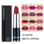 Matte Lipstic Long-Lasting, High-Pigment Velvet Finish, Smooth & Non-Drying Formula, Multiple Bold Shades for All Skin Tone mbzr