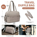Women's Lightweight Travel Duffel Bag – Gym Weekender Tote mbzr
