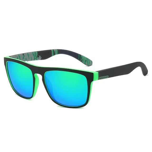 Classic Fashion Square Polarized Sports Sunglasses Lightweight PC Frame UV400